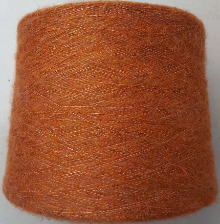top dyed mossy yarn