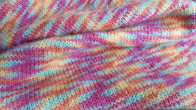 multi coloured wool yarn