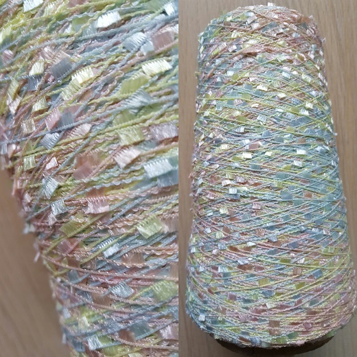 space dyed toothbrush yarn