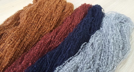 acrylic wool boucle yarn
