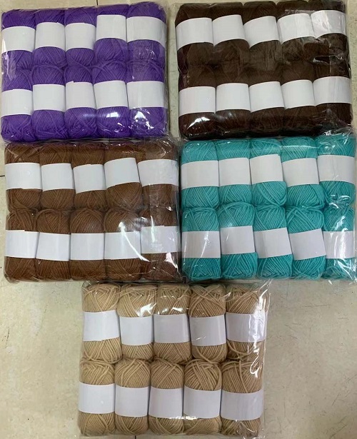 acrylic knitting wool